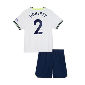 Tottenham Hotspur Matt Doherty #2 babykläder Hemmatröja barn 2022-23 Korta ärmar (+ Korta byxor)